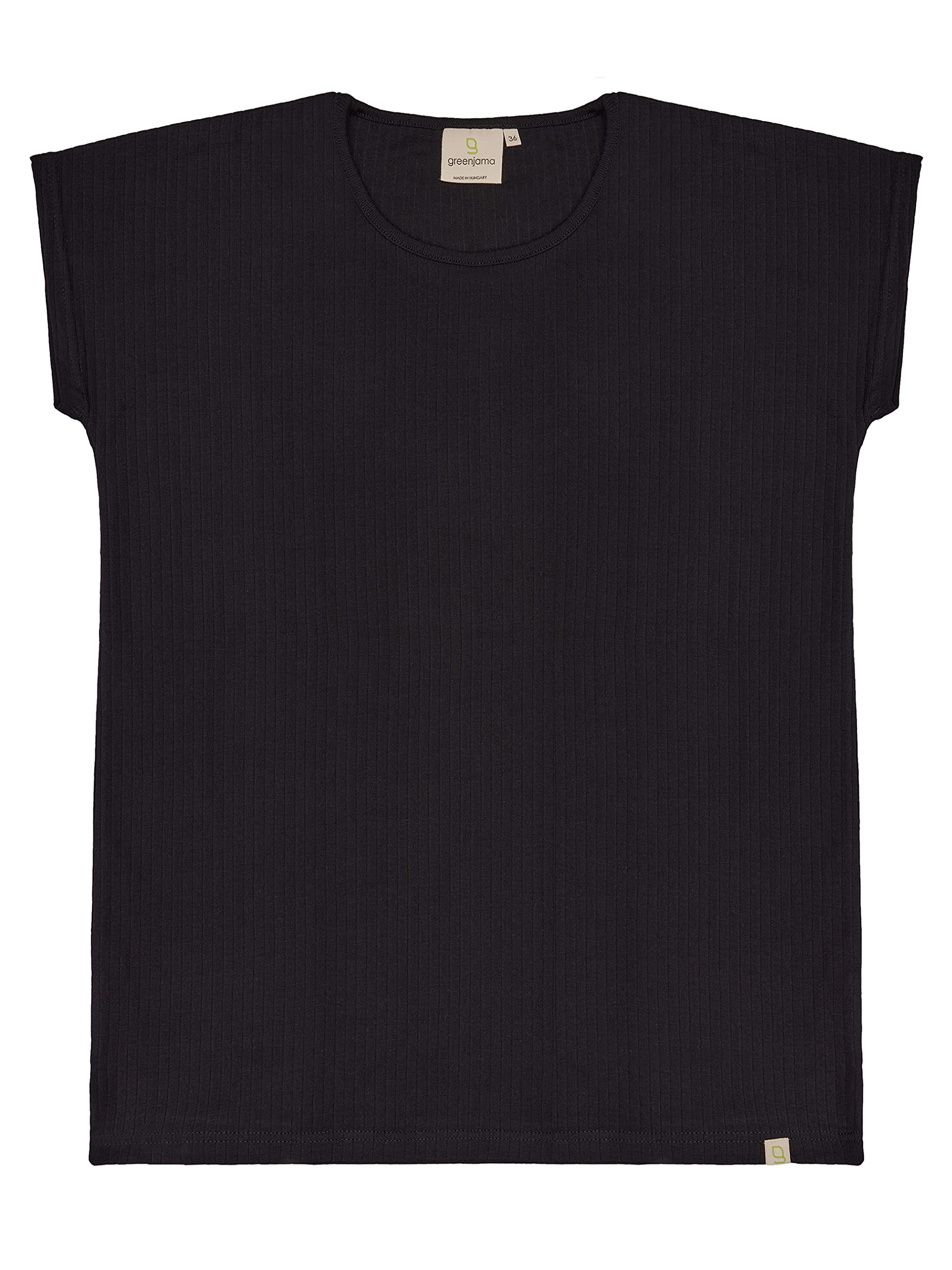 Derby Rib Camiseta de Pijama para Mujer