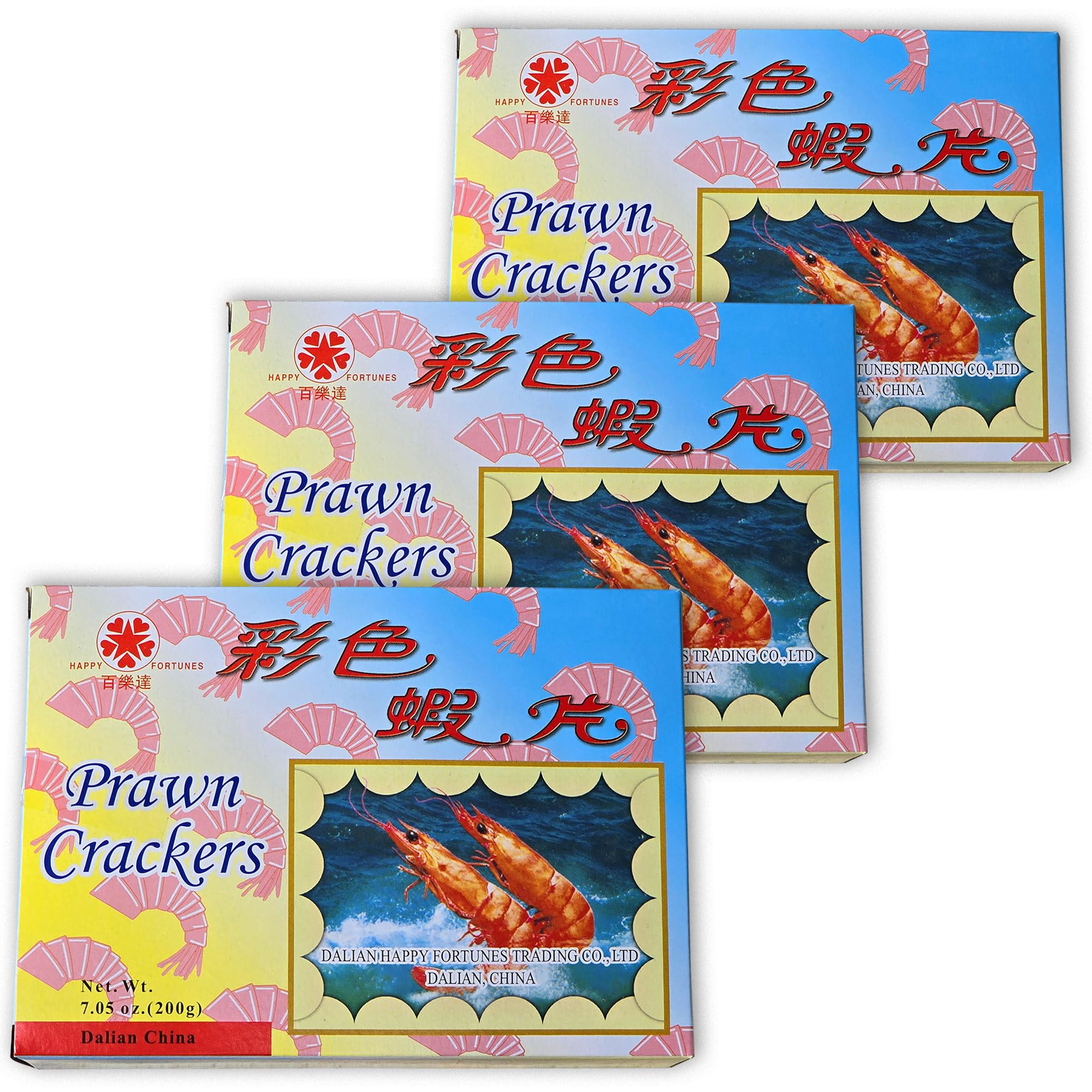 Obleas de Pan de Gambas de Colores para freír - Pack Ahorro 3 x 200 Grs (Total 600grs) · Autentico Pan de Gambas Chino Colores