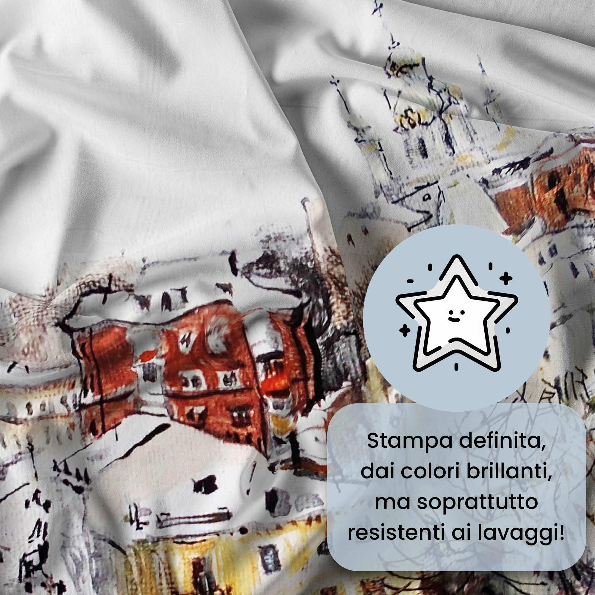 Komplet pościeli, 100% bawełny, SOGNI D'AUTORE, SD-33, podwójny