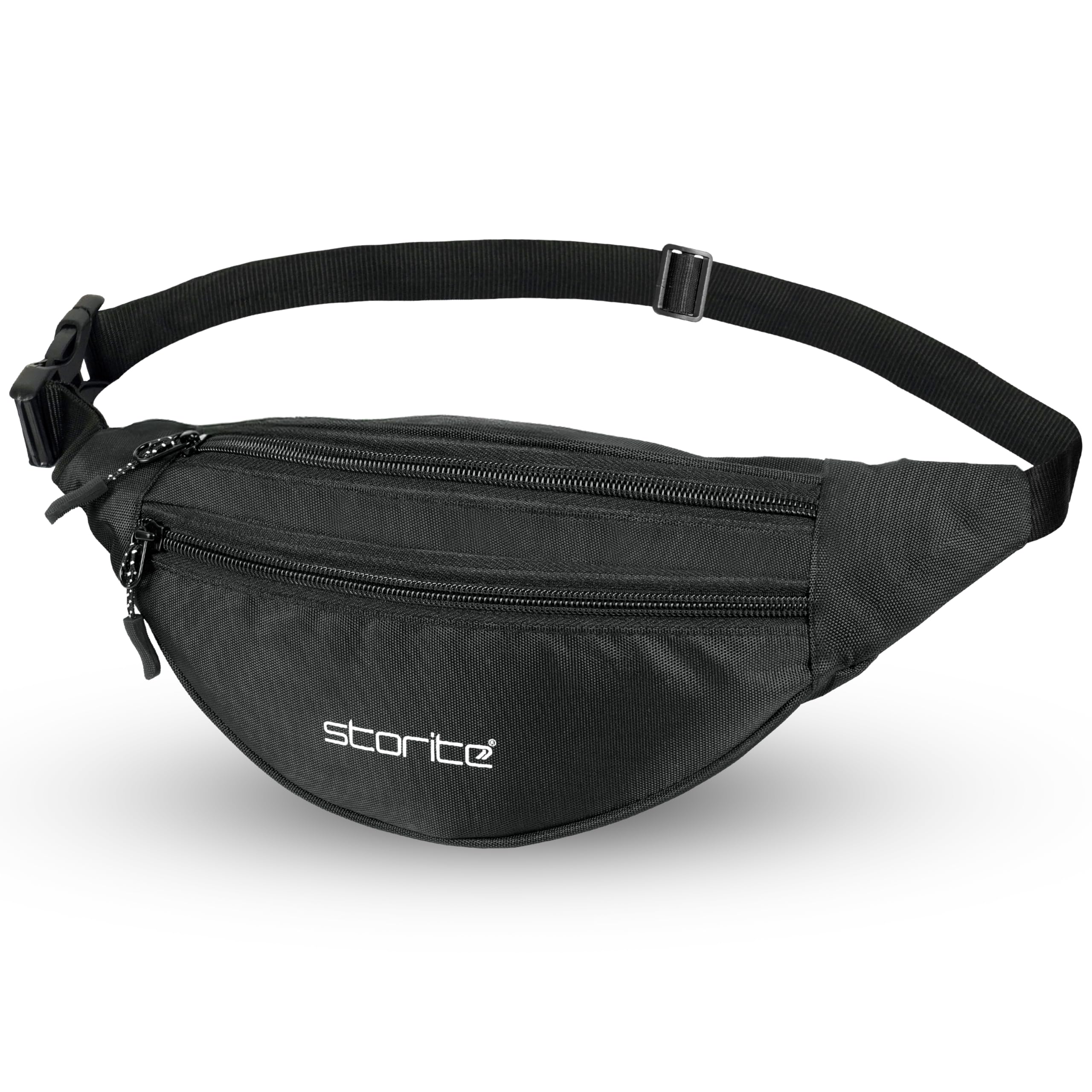 Waist Bag for Men & Women Fanny Pack Chest Bag for Women Waist Pouch for Men Waist Bag for Boys & Girls Fanny Bag - Black-image-7