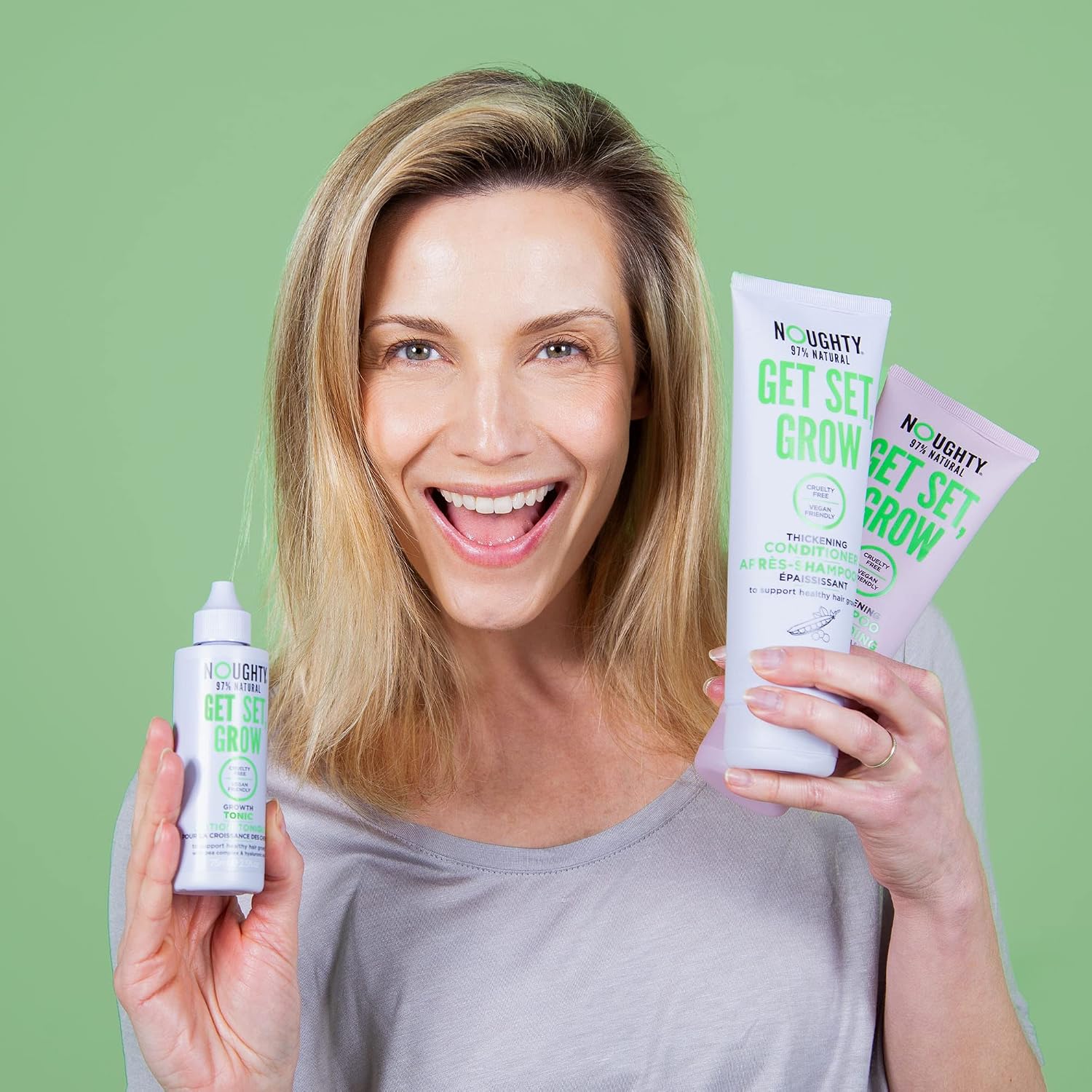 Noughty Get Set, Grow Hair Thickening Conditioner 250 ml - Image 4