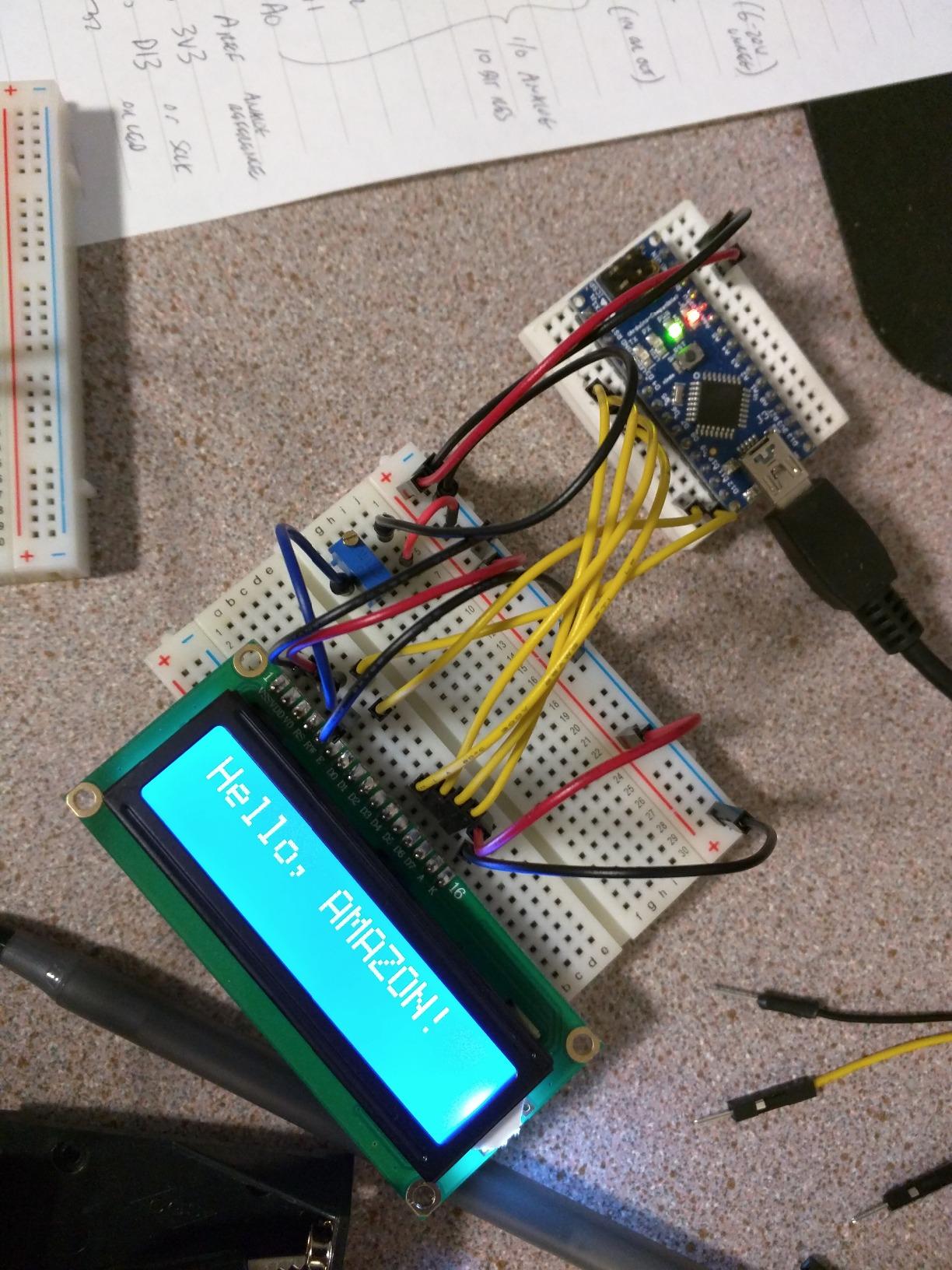 Amazon.com: Arducam 1602 16x2 LCD Display Module Based on HD44780 ...