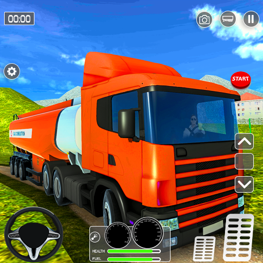 Oil Tanker Transport Truck Driving Simulator 3D Real Oil Tanker Heavy