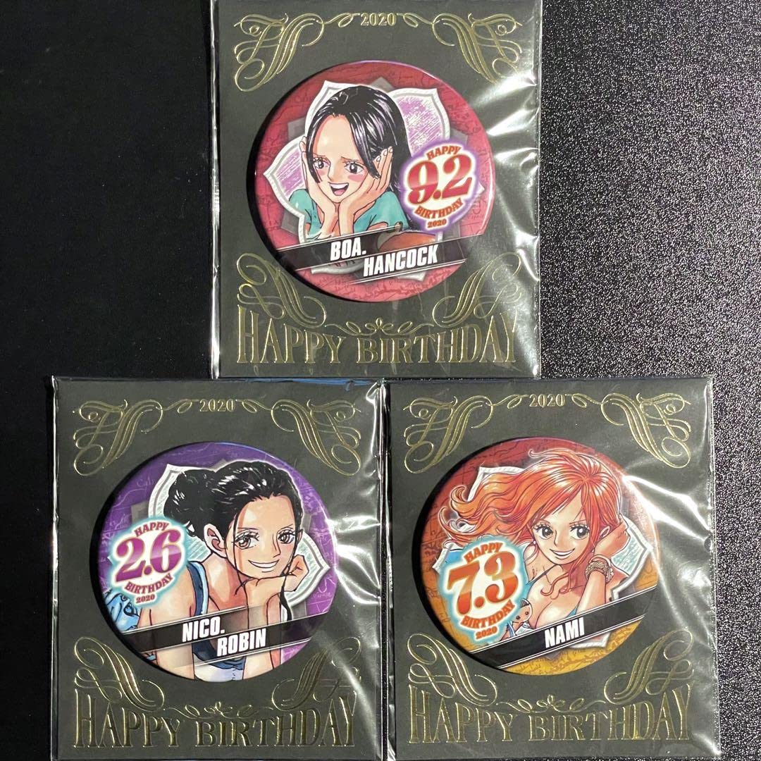 ONE PIECE ナミ バースデー缶バッジ 2020 ワンピース ナミ バースデー缶バッジ 2020ファッション 通販