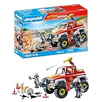 PLAYMOBIL | Action Heroes | Pick-up dei pompieri | Auto dei pompieri | Auto giocattolo