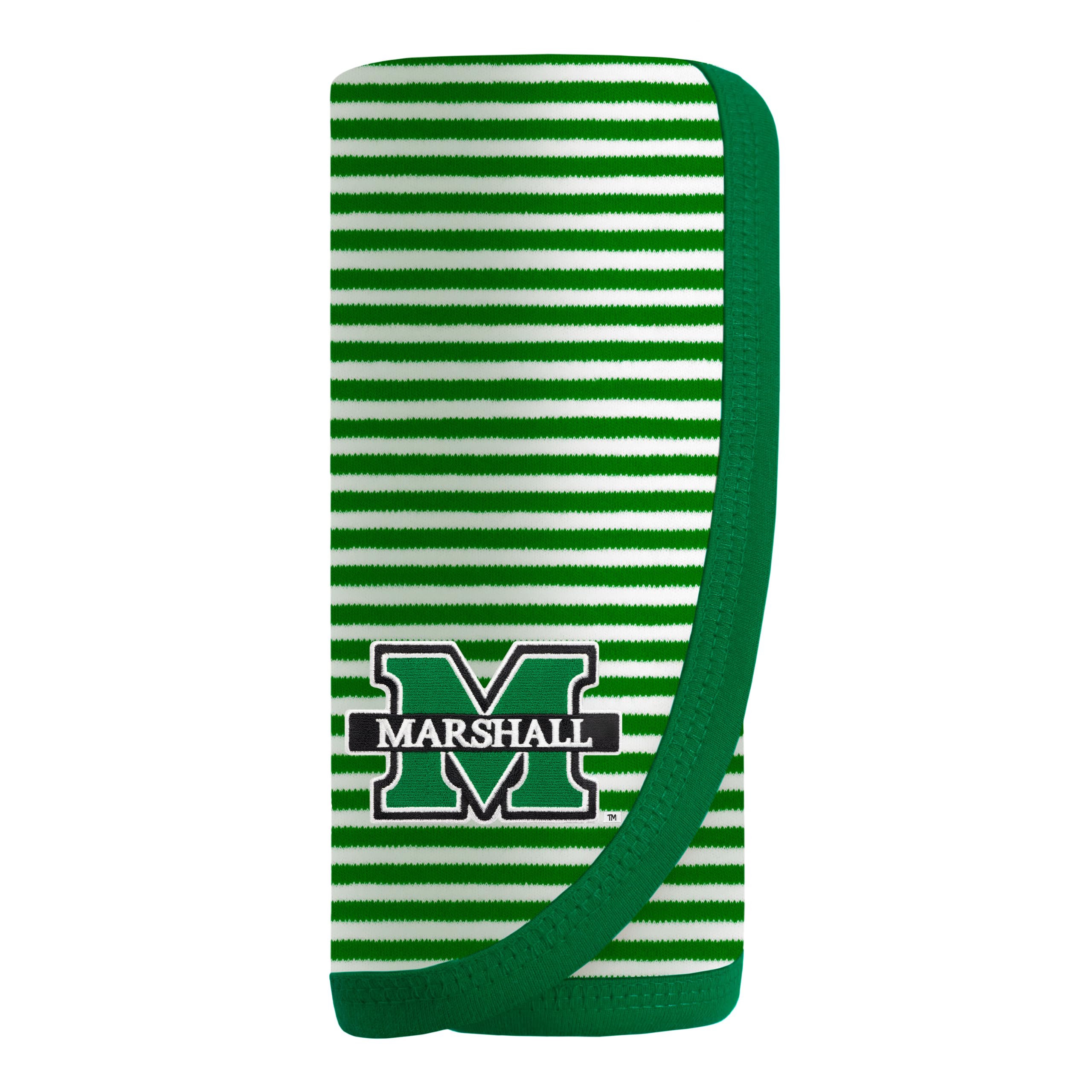 Creative Knitwear College Baby NCAA Infant Striped/Solid Blanket, Unisex, One Size 37.5 X 33.5