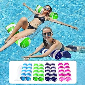 4-Pack Inflatable Pool Floats