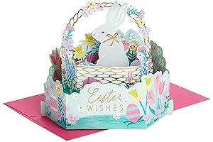 Hallmark Paper Wonder Pop Up Easter Card (Basket Style)