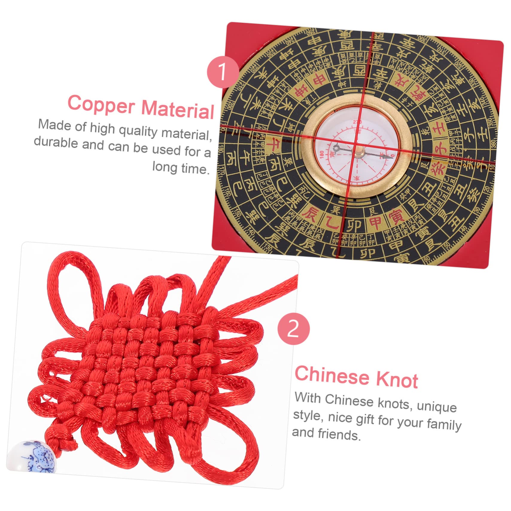 ERINGOGO Professional Feng Shui Compass Decor High Accuracy Chinese Decoration Car Pendant Compass Unique