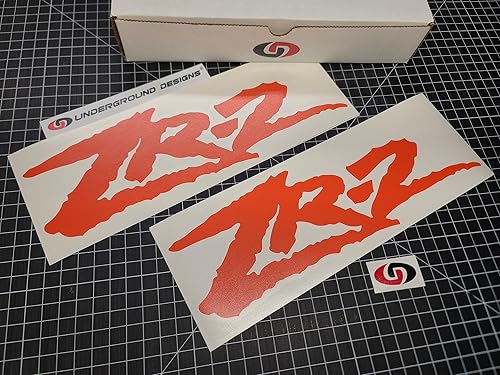 ZR2 - Calcomanías para guardabarros ZR-2 para caja de camioneta (2 unidades) para 1994-2005 S10 Sonoma Blazer Tracker 4 x 4 colores seleccionados