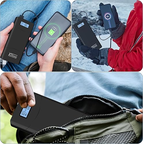 Miniatura 5 de 20000QC3-AO-PA Power Bank - Moderno cargador portátil de 20100 mAh DC/USB con carga rápida 3.0, USB de 5 V incl.12-24 V salida CC para portátiles,