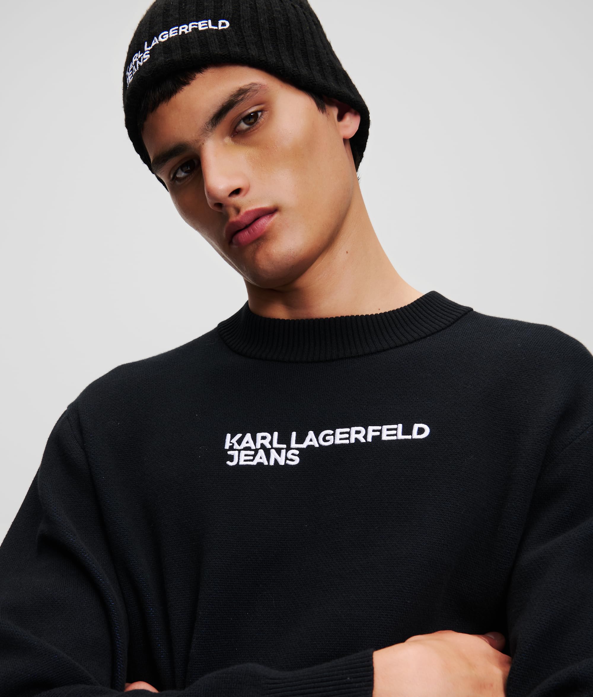 Karl Lagerfeld Jeans Uomo Logo Sweater