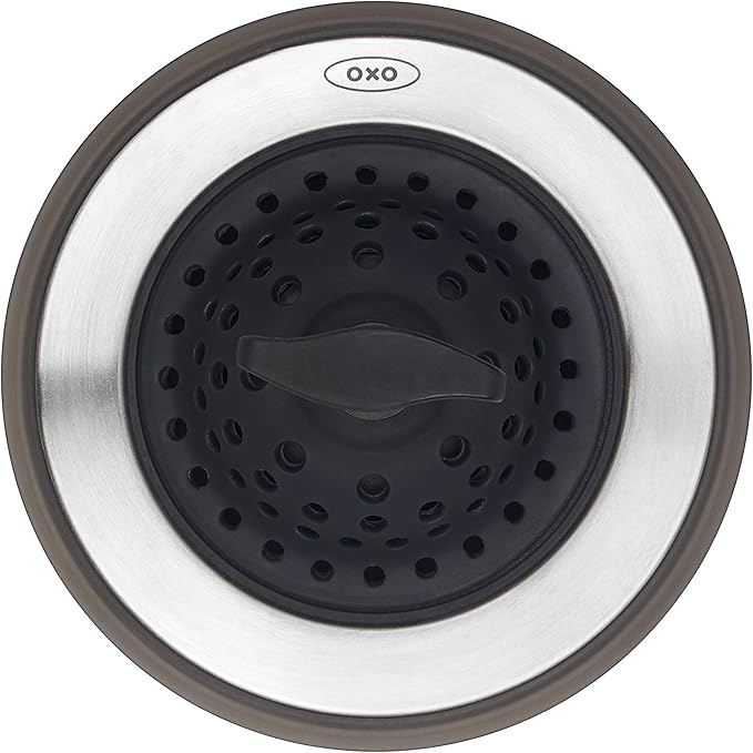 OXO Good Grips Colador y Tapón para Fregadero 2 en 1 miniatura 8