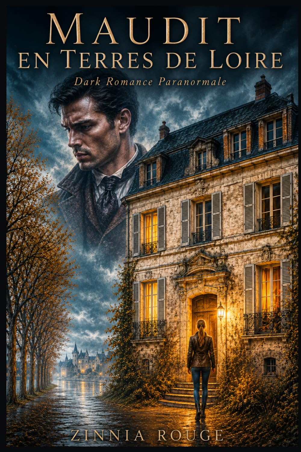 Maudit en terre de Loire: Romance paranormale sombre — Un fantôme, une héritière, un secret vieux de 77 Ans