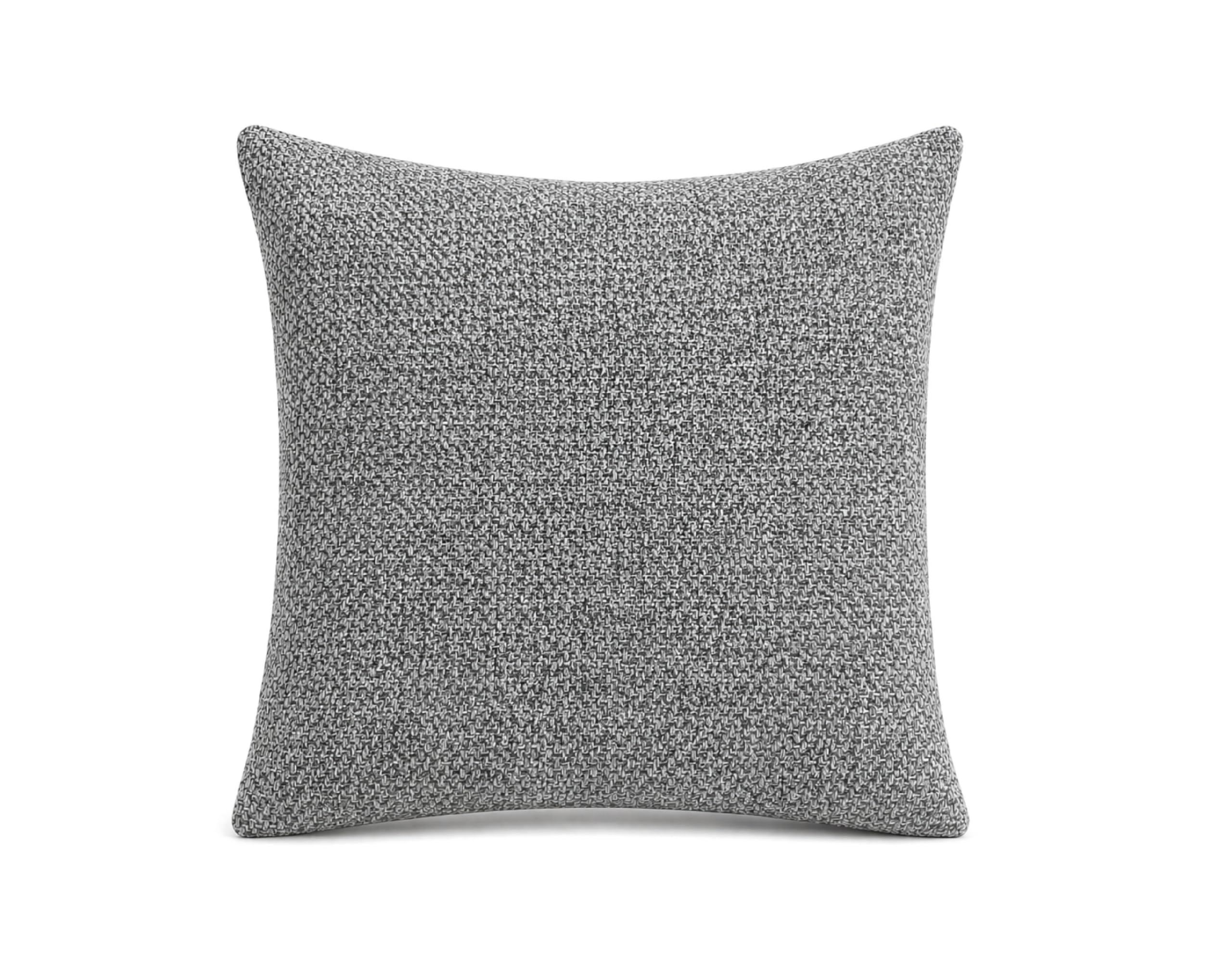 Cojines para Sofa con Relleno de Fibra de Alta Densidad Gris Jaspeada 45 x 45 cm