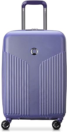 review DELSEY Paris Comete 3.0 Hardside Expandable Luggage with Spinner Wheels, Lavender, Carry-on 20 Inch