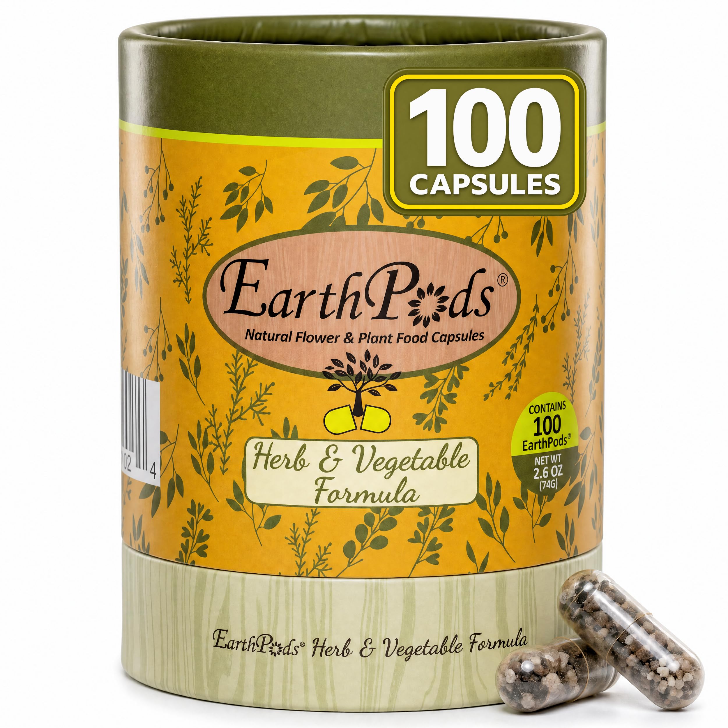 EarthPods Organic Herb & Vegetable Fertilizer Spikes