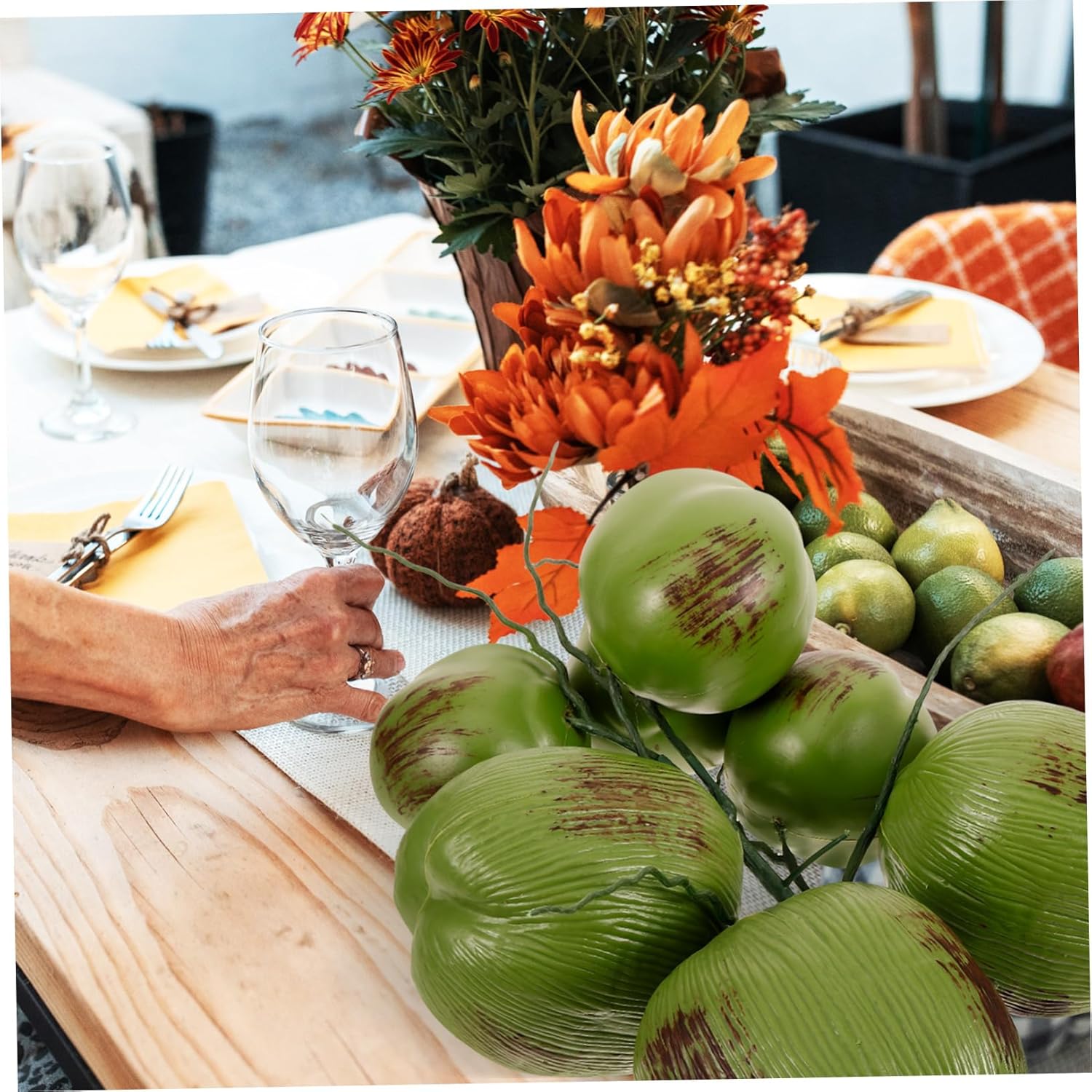 MAGICLULU 1 Bunch Realistic Artificial Coconuts Lifelike Plastic Fruit Models for Hawaiian Luau Tropical Party Decoration Wedding Centerpiece Jungle Theme Table Ornament