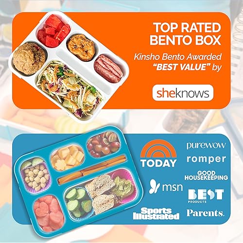 Miniatura 4 de Fiambrera BENTO para niños, fiambrera para mujer, adultos, recipiente para guardar la comida hermético Fiambreras para raciones planificadas de