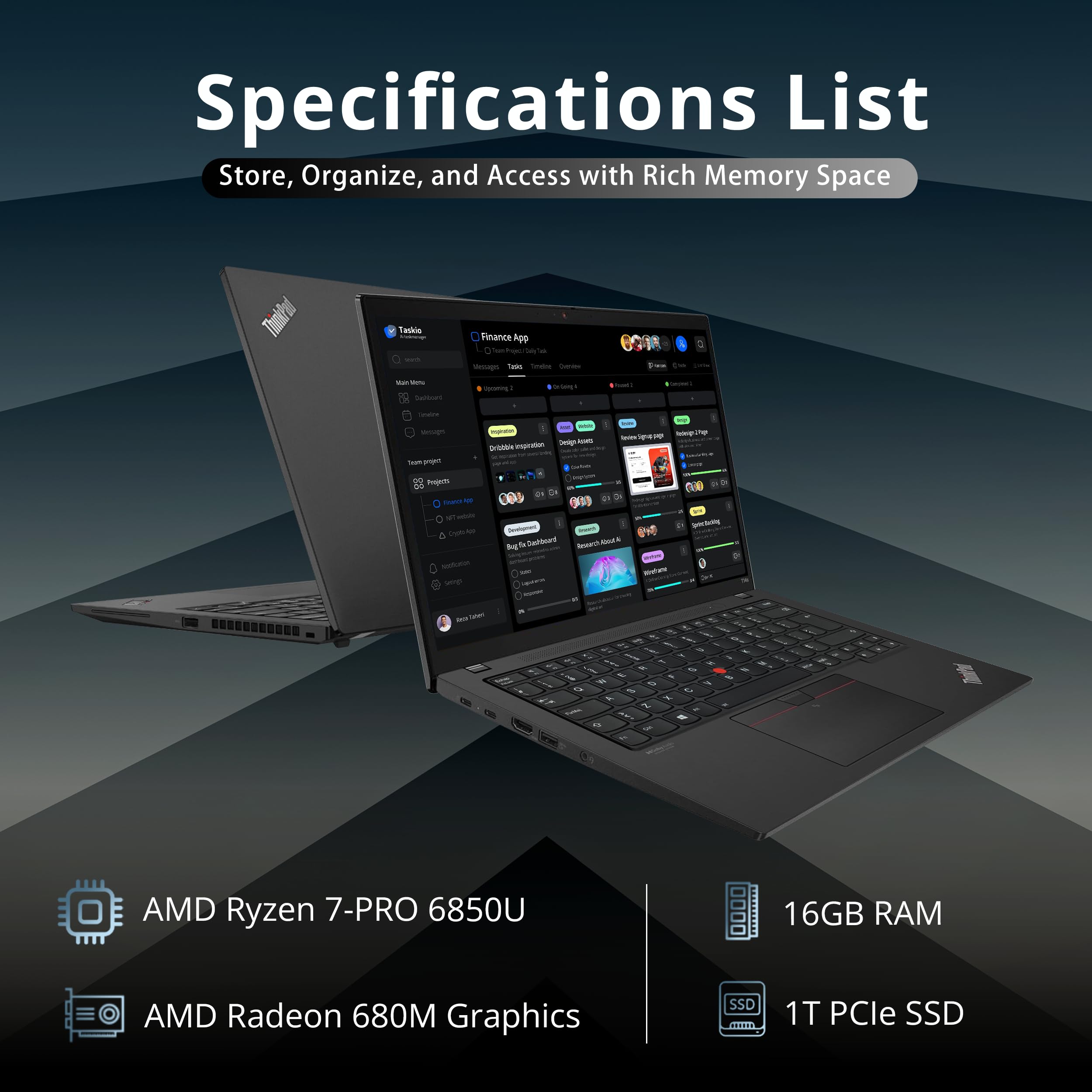 Amazon.com: Lenovo ThinkPad T14s Gen 3 Laptop, 14'' WUXGA IPS