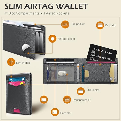 Miniatura 2 de typecase Cartera delgada plegable, Negro oscuro, Plegable delgado (1 modo)