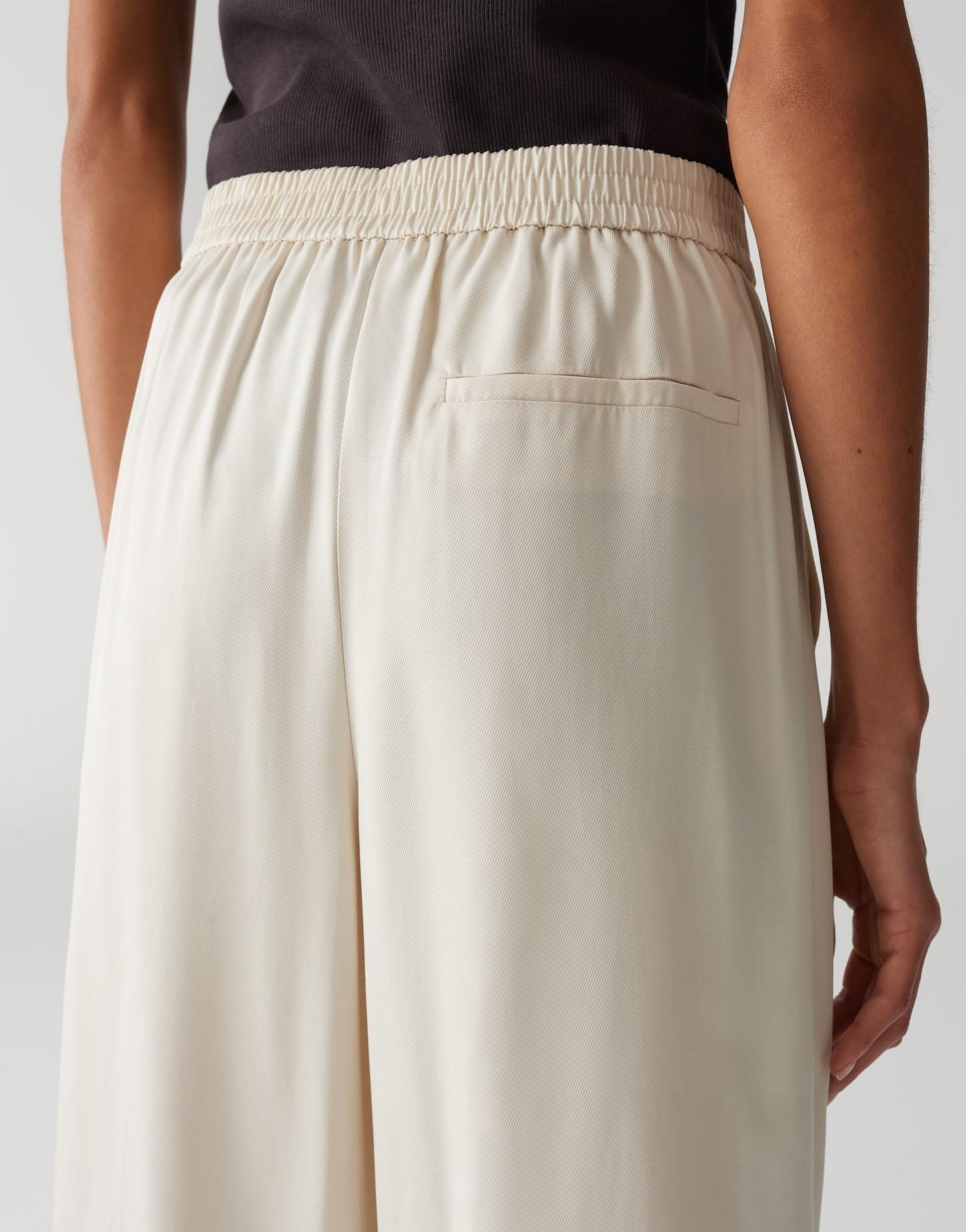 OPUS Damen Wide Leg Pants | Schlupfhose MAROU TRAVEL aus leichtem Viskose Twill