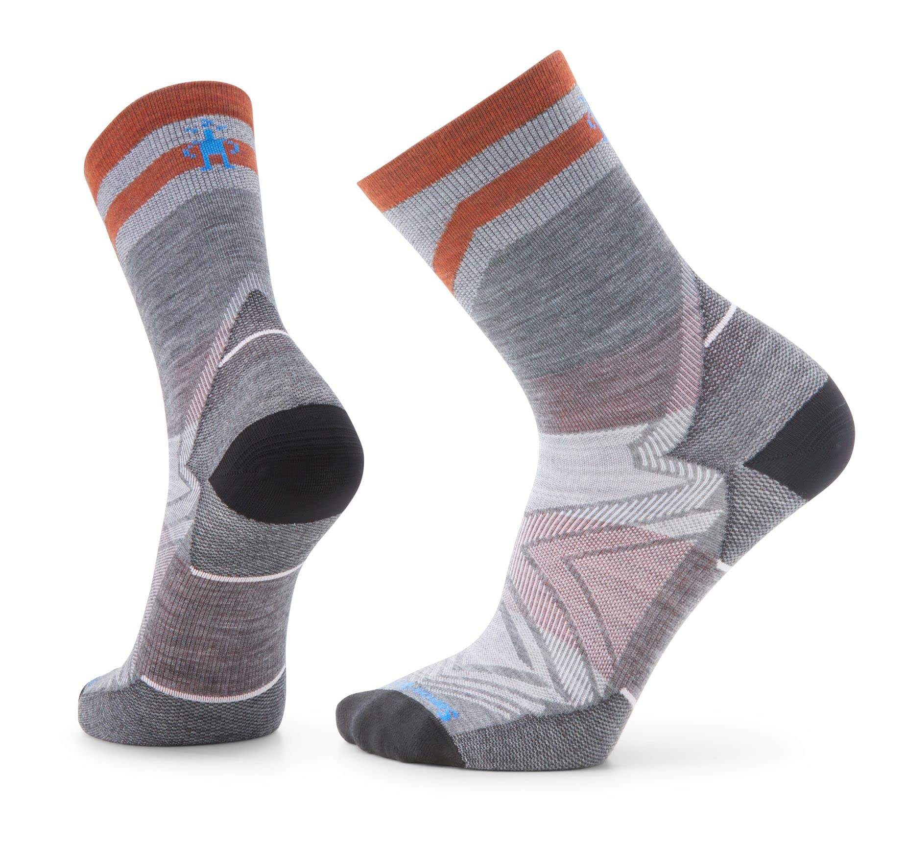 SmartwoolMen's Run Zero Cushion Mid Crew Socks