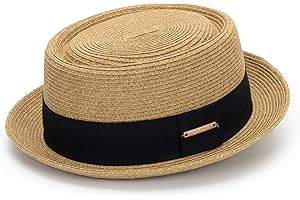 Classic Men's Straw Boater Hat