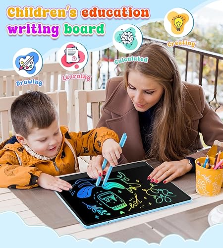 Miniatura 4 de Tableta de escritura LCD para niños, tabletas de dibujo coloridas de 16 pulgadas, juguetes educativos de aprendizaje para niños de 3, 4, 5, 6, 7, 8