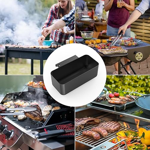 Miniatura 7 de Barbqtime Taza de grasa para parrilla Blackstone, pieza de repuesto, receptor de grasa para parrilla Blackstone Griddle de 28 y 36 pulgadas