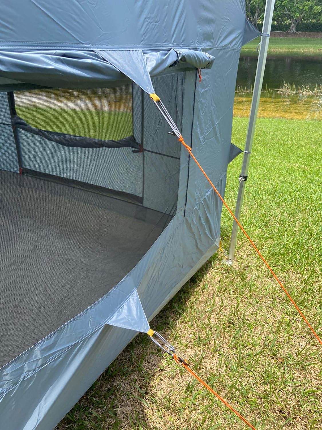 Nautika, Barraca, Parede para Tenda 3x3m Transform para 5/6 Pessoas, Confortável e Resistente, Ideal para Camping, Viagens, Aventuras, Com Coluna D'Água 3000 mm - Imagem 5