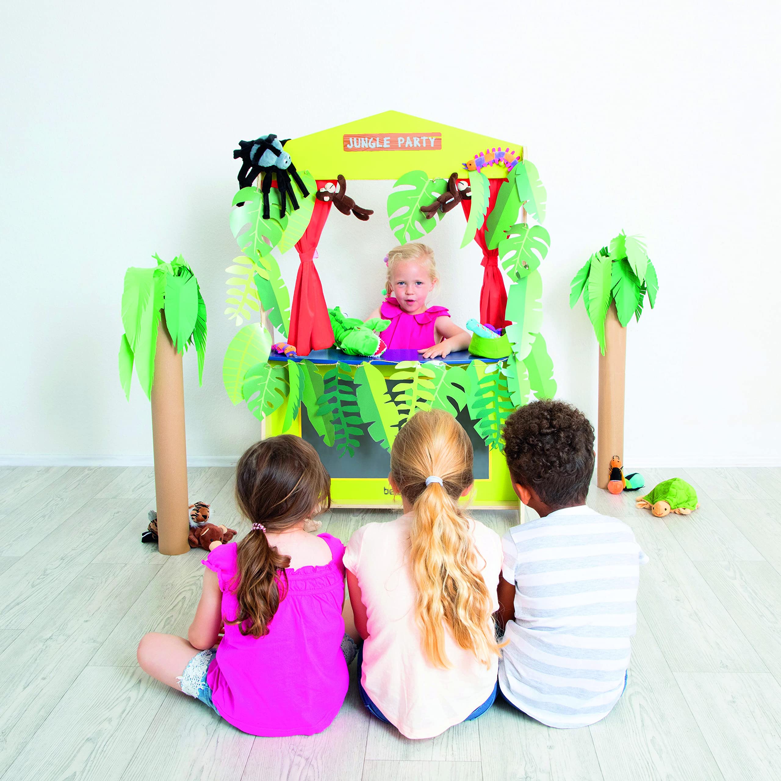 Beleduc Kasperletheater Holz - Puppentheater Kinder Kaspertheater