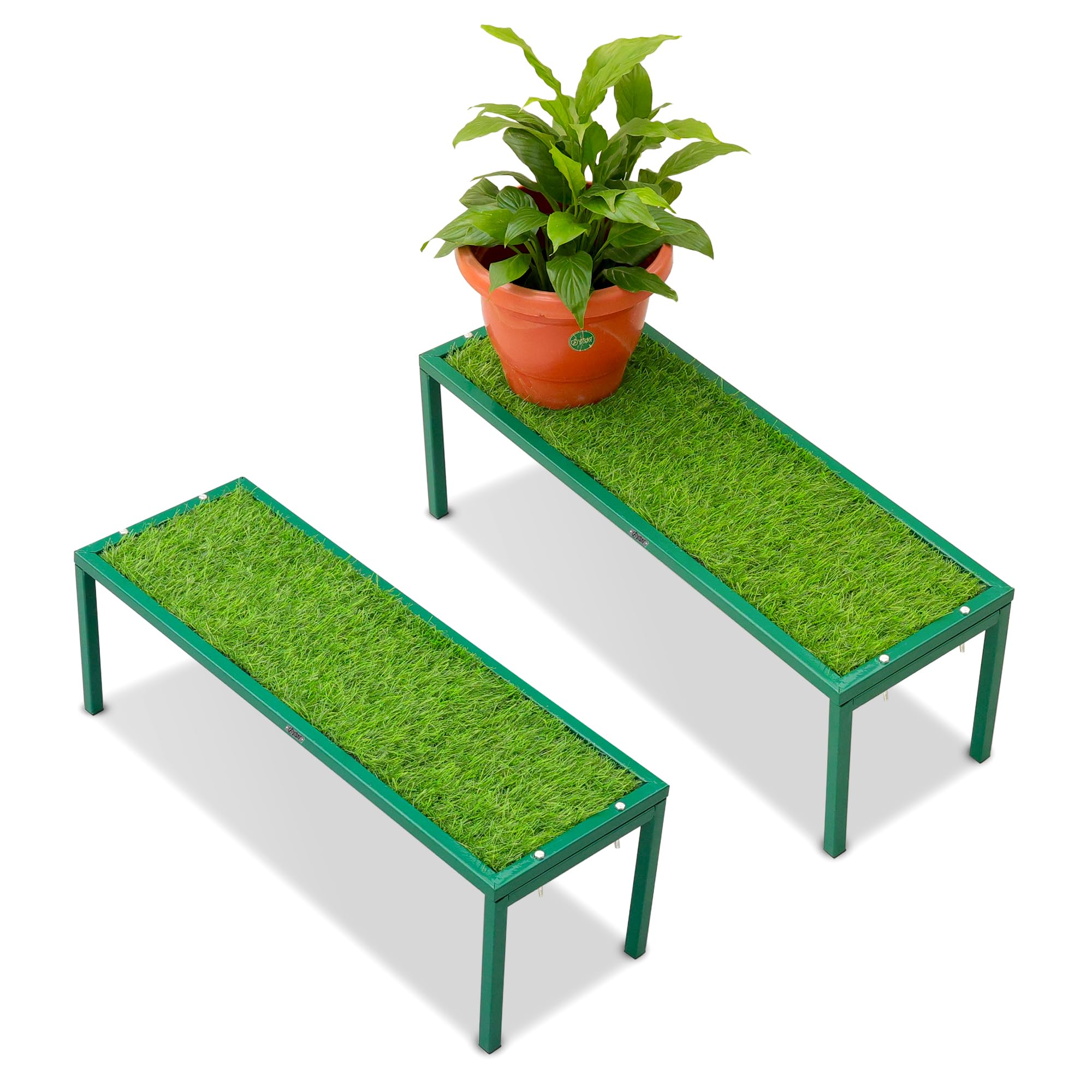 Urban Plant Apollo Metal Plant Stand - Green (Pack of 4) -11