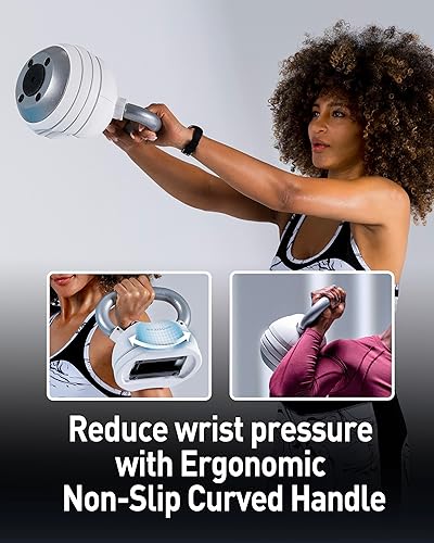 Miniatura 3 de BYZOOM FITNESS Adjustable Kettlebell 30lb Weight Training Fitness Exercise Full Body Workout 5 in 1 for Home Gym Beginners Woman