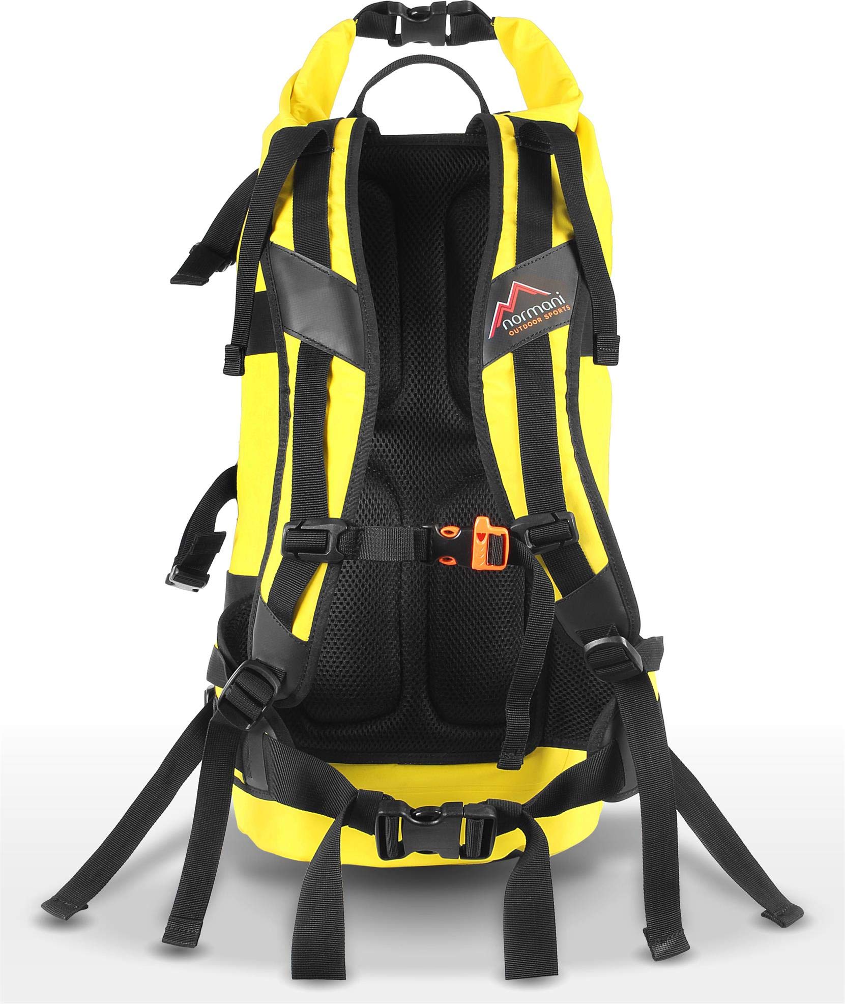 normani Rucksack Wasserdichter Trekking-Rucksack aus LKW-Plane, 40 Liter