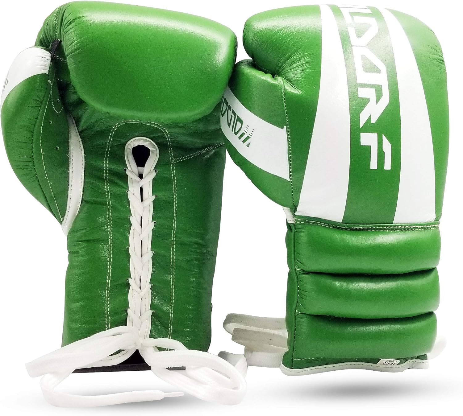 Boxing Glove Grappling Kickboxing Training Lace up Fighting Boxing Punching Bag Green Best Cowhide Leather Boxing Glove with Woldorf Logo