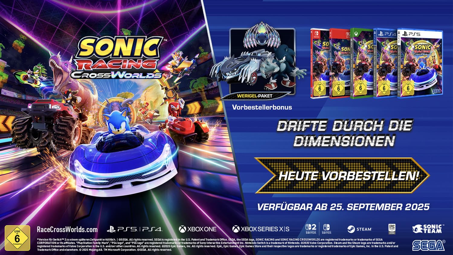 Sonic Racing: CrossWorlds (Switch)