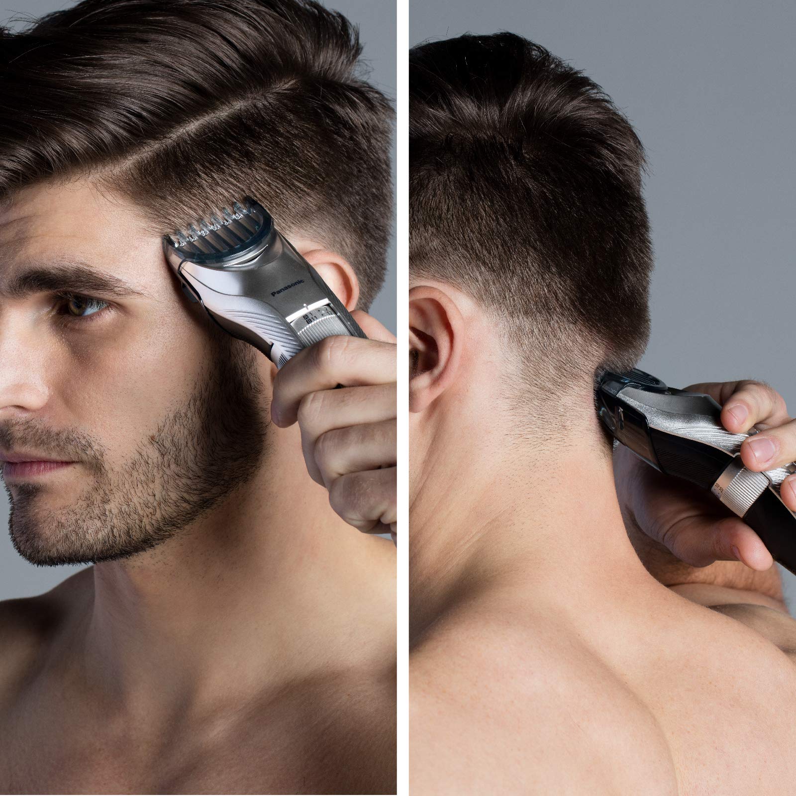 Panasonic ER-GC71 - Cortador de barba / cabello con 39 configuraciones de longitud, para hombres, peinado y cuidado para cabello y barba