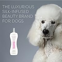 Vista 4 de BioSilk Acondicionador desenredante para perros Silk Therapy - Desenredante hidratante para desenredar, acondicionar el cabello enmarañado