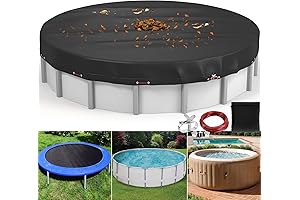 Evoio 8 Ft Pool Cover for Above Ground Pools