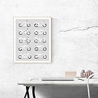 Vista 6 de Idea Network Póster hecho a mano compatible con Suzuki Motorcycle Print Best Suzuki Motorbikes History and Evolution of Suzuki Generations for