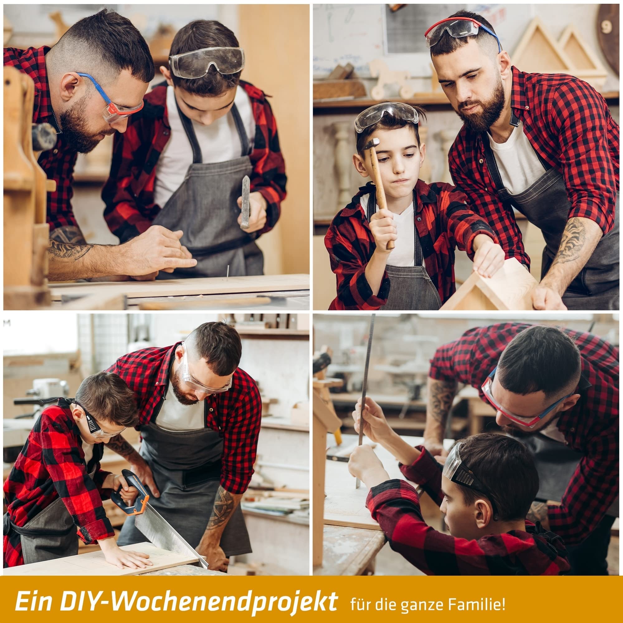 GARDIGO® Set di Costruzione Hotel Insetti Fai da Te | Casetta da Costruire | Made in Germany | Legno di Abete Rosso | Base e Materiali di Riempimento | Costruzione Bug Hotel