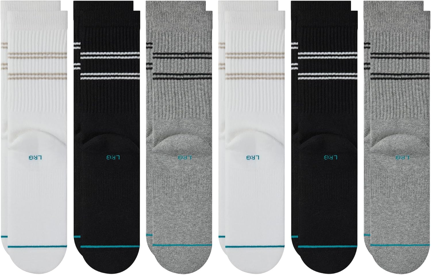 Stance Vital Crew Sock 6-Pack for Men and Women - Image 2