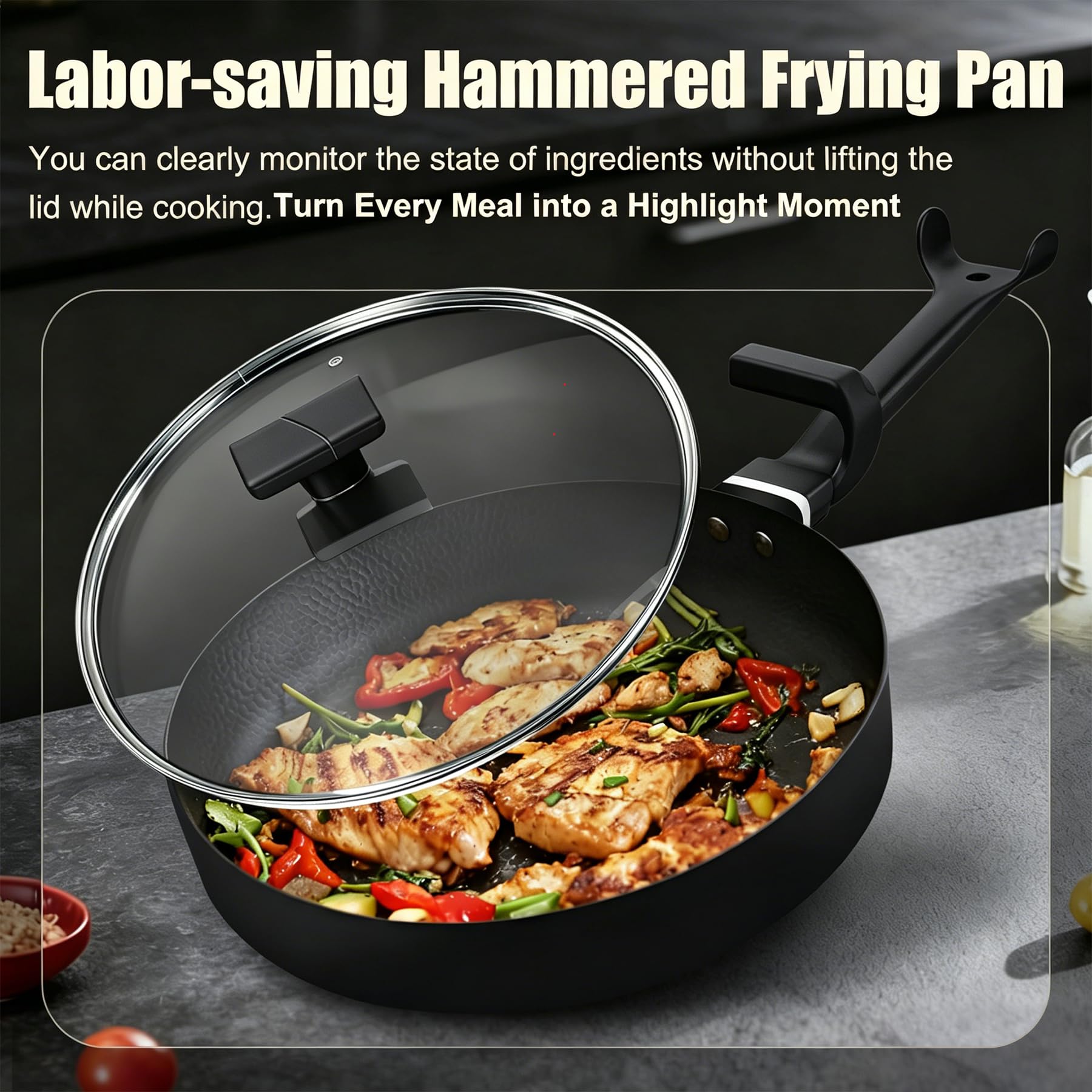 KALAWW Nonstick Ceramic Skillet - 12 Inch -2 KALAWW Nonstick Ceramic Skillet - 12 Inch -2