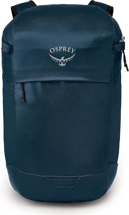 Osprey Transporter Small Zip Top Laptop Backpack, Venturi Blue