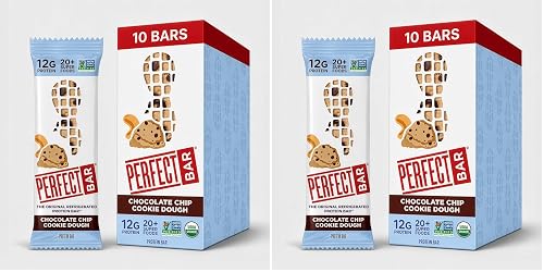 Perfect Bar, Chocolate Chip Cookie Dough Protein Bar, Gluten Free,