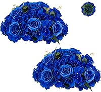 Vista 33 de BLOSMON Bolas de Flores Artificiales Centros de Mesa de Boda 2 Piezas 11.8" Lila Flores Falsas Rosa Hortensia Arreglo de Bolas Centro de Mesa