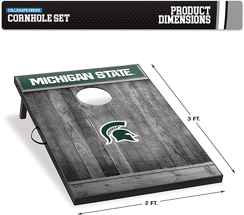 Vista 33 de Wild Sports Juego de Cornhole de madera MDF NCAA de 2'x3
