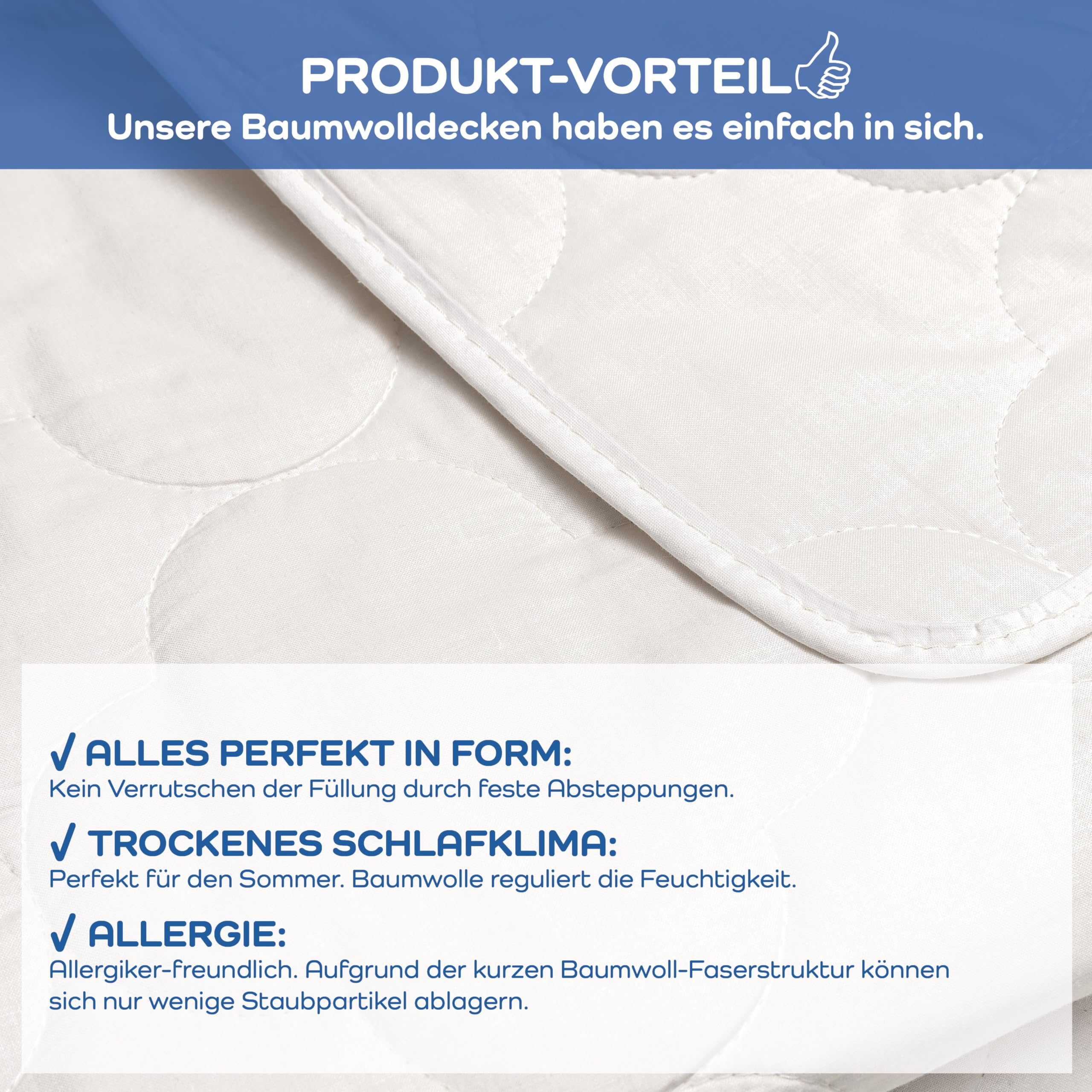 linea by böhmerwald - Nature - Baumwolldecke sommerleicht, 135x200, 100% Baumwolle, Allergiker geeignet, waschbar bis 60°C, in Deutschland produziert
