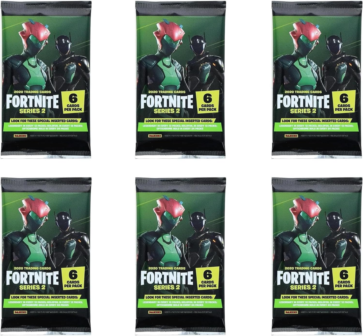 Fortnite 2019 Series 2 Panini Trading Cards | 6 Packs